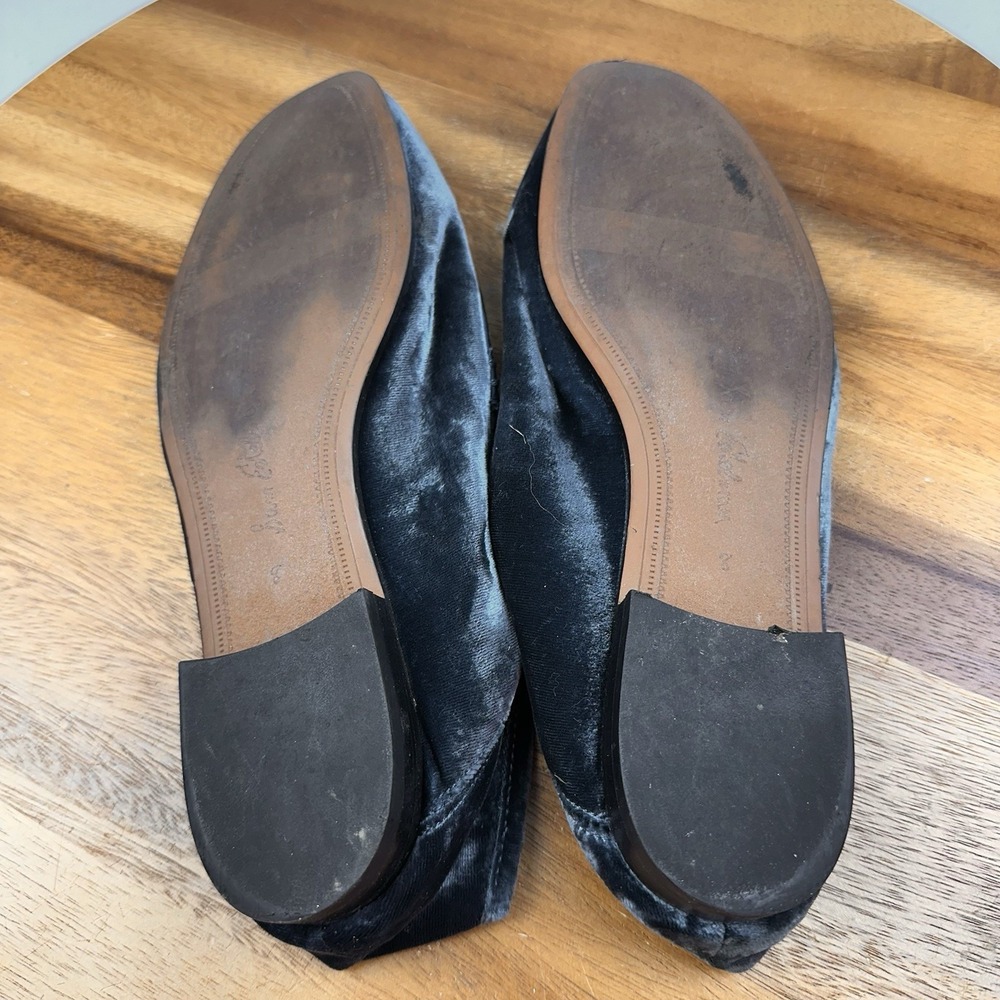 Womens Sam Edelman Loraine Blue Velvet Casual Comfort Loafer Shoes Size 8 M - Picture 6 of 7